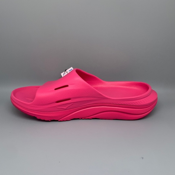 Hoka One Ora Pink Running Recovery Slide 3 Sandals Men’s Sz 13 Women\'s Sz 15 NWT